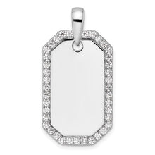 Load image into Gallery viewer, TONY - Diamond Dog Tag Pendant