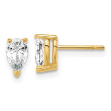 Load image into Gallery viewer, POLLY - Diamond Pear Stud Earrings