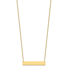 Load image into Gallery viewer, BECCA - Engraved Personalized Bar Necklace