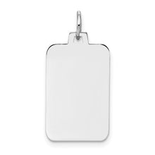 Load image into Gallery viewer, ROMAN - Engravable Rectangular Disc Charm Necklace