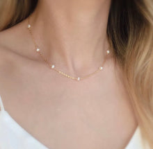 Load image into Gallery viewer, GABRIELLA - Pearl 7-Station Necklace