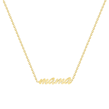 Load image into Gallery viewer, PENELOPE - Mama Script Pendant Necklace