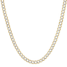 Load image into Gallery viewer, JAMIE - Diamond Cut Two-Tone Pave Curb Chain