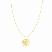 Load image into Gallery viewer, SHQIPONJAT E LIRISE - Albanian Eagle Necklace
