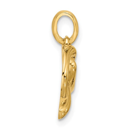 AMARA - The Fancy Pretzel Pendant Charm Necklace
