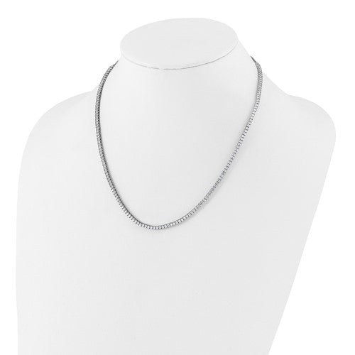 CAPRIA - The Diamond Tennis Style Bolo Necklace