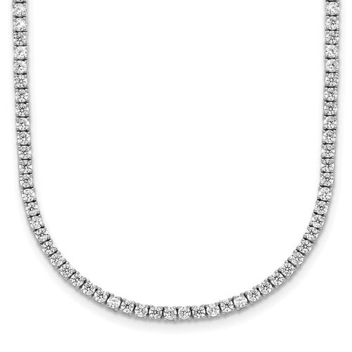 CAPRIA - The Diamond Tennis Style Bolo Necklace