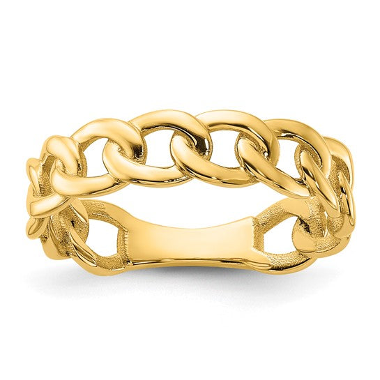 ROSEY - Bold Curb Link Ring