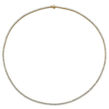 Load image into Gallery viewer, LORANA - The 3 Prong Diamond Tennis Necklace
