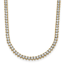 Load image into Gallery viewer, LORANA - The 3 Prong Diamond Tennis Necklace

