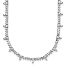 Load image into Gallery viewer, SONIA - Three-Prong Diamond Tennis Necklace
