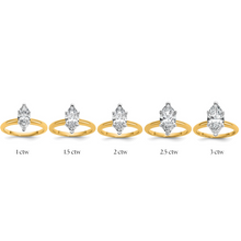 Load image into Gallery viewer, VICTORIA - The Grand Marquise Diamond Solitaire Ring
