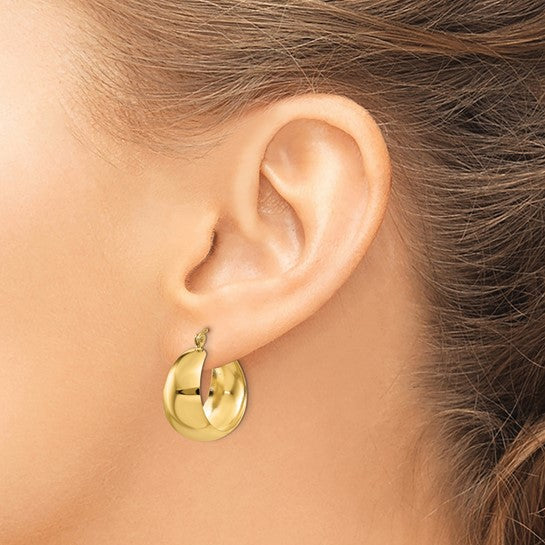 CLARINA - The Tapered Hoop Earrings