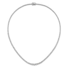 Load image into Gallery viewer, GENEVIEVE - The Diamond Graduated Tennis Necklace
