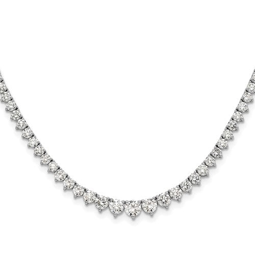 GENEVIEVE - The Diamond Graduated Tennis Necklace