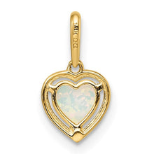 Load image into Gallery viewer, CHARLIE - Opal Heart Pendant Necklace
