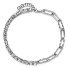 Load image into Gallery viewer, MARIANNA - The Round Diamond Tennis Link Bracelet
