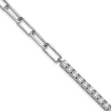 Load image into Gallery viewer, MARIANNA - The Round Diamond Tennis Link Bracelet
