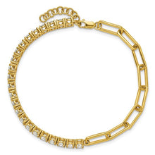 Load image into Gallery viewer, MARIANNA - Round Diamond Tennis Link Bracelet
