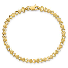 Load image into Gallery viewer, AVELINE - Open and Closed Heart Bracelet
