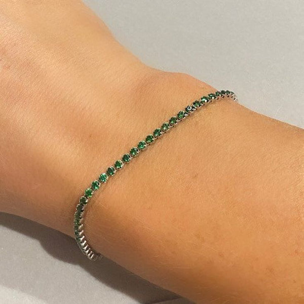 NERINA - The Emerald Tennis Bracelet