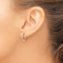 Load image into Gallery viewer, KIDA - The Diamond Huggie Hoop Earrings
