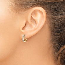 Load image into Gallery viewer, KIDA - Diamond Huggie Hoop Earrings
