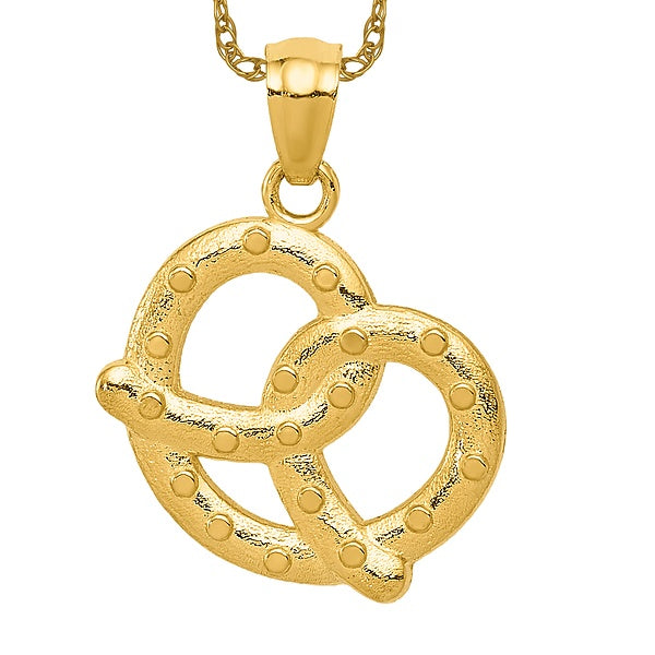 LAURENZA - The Pretzel Charm Necklace