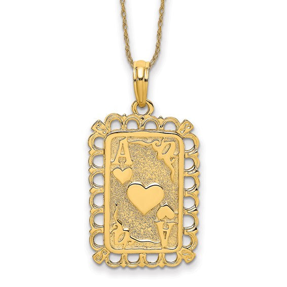 LINDITA - The Ace Of Hearts Charm Necklace