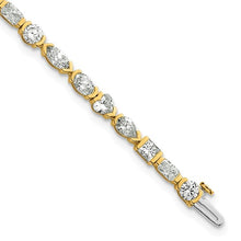 Load image into Gallery viewer, GISELLA - Grand Half Bezel Set Multi Diamond Tennis Bracelet
