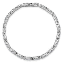 Load image into Gallery viewer, LIANA - Marquise Diamond Half Bezel-Set Tennis Bracelet
