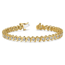 Load image into Gallery viewer, MILANA - The S Link Diamond Tennis Bracelet
