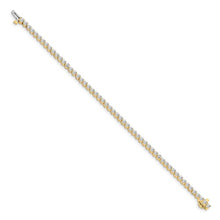 Load image into Gallery viewer, NATALIA - Three Prong Diamond Tennis Bracelet Petite

