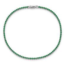 Load image into Gallery viewer, NERINA - Emerald Tennis Bracelet
