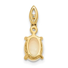 Load image into Gallery viewer, ENORA - Opal and Diamond Pendant Necklace
