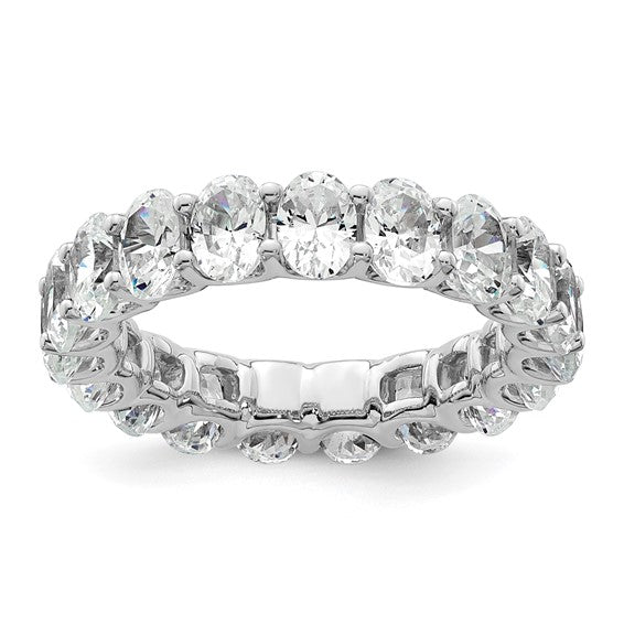 RAYA - Oval Diamond Eternity Band