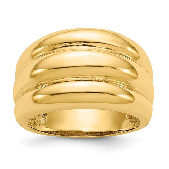 RAVENNA - Scalloped Dome Ring