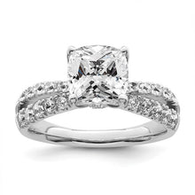 Load image into Gallery viewer, CAMILLE - The Double Band Cushion Diamond Ring
