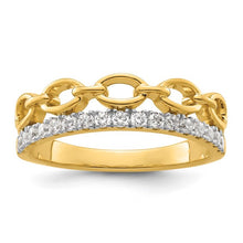 Load image into Gallery viewer, MADELYNN - The Two-tone Diamond Band
