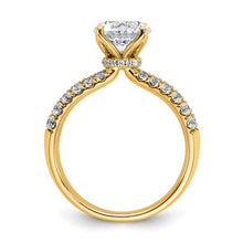 Load image into Gallery viewer, ADELE - The Double Band Round Diamond Ring
