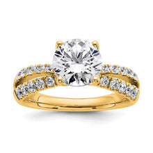 Load image into Gallery viewer, ADELE - Double Band Round Diamond Ring
