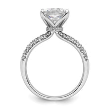 Load image into Gallery viewer, PERRIE - The Double Band Princess cut Diamond Ring
