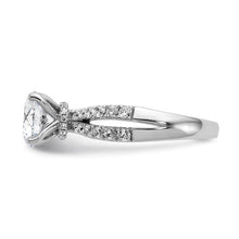 Load image into Gallery viewer, ADELE - Double Band Round Diamond Ring
