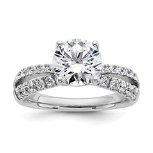 Load image into Gallery viewer, ADELE - The Double Band Round Diamond Ring
