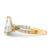 Load image into Gallery viewer, JEANNE - The Double Band Pear Diamond Ring
