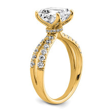 Load image into Gallery viewer, RANAE - The Double Band Radiant Diamond Ring
