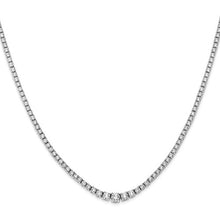 Load image into Gallery viewer, VIOLA - Diamond Graduated Tennis Necklace
