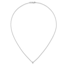 Load image into Gallery viewer, JOSEPHINE - Diamond Solitaire Heart Necklace
