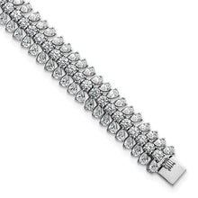 Load image into Gallery viewer, MARIELLA - Triple Row Diamond Tennis Bracelet
