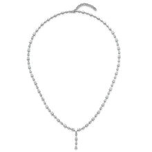 Load image into Gallery viewer, SELENA - Drop Down Pear Diamond Tennis Necklace
